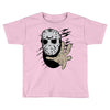 hockey mask halloween Toddler T-shirt