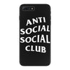 anti social social club White logo iPhone 7 Plus Case