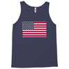 usa flag navy american Tank Top