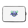 blue monster with horns Laptop sleeve