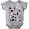 alphabeasts Baby Onesie
