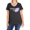 friend zone Ladies Curvy T-Shirt