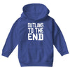 outlaws to the end 4 Youth Hoodie