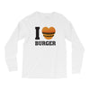 i love burger Long Sleeve Shirts