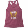 All Men Are Created Equal But Only The Best Are Born In October Racerback Tank