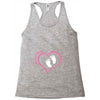 Custom baby girl name maternity design Racerback Tank