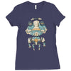 grumpy robot Ladies Fitted T-Shirt