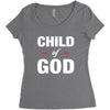 Child of God Women's Triblend Scoop T-shirt