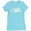 Eat Sleep Breath Golf Ladies Fitted T-Shirt
