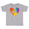 Rainbow Equality Heart Toddler T-shirt