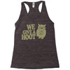 we give a hoot Racerback Tank
