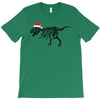 t rex skeleton santa claus T-Shirt