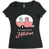 bitches with hitches Women's Triblend Scoop T-shirt