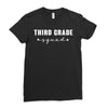 third grade squad Ladies Fitted T-Shirt