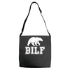 bilf, bear i'd like to Adjustable Strap Totes