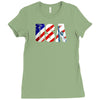 usa 4th of july Ladies Fitted T-Shirt