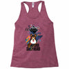 who loves german shepherd Racerback Tank