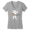 portal hula hooping with portals Women's V-Neck T-Shirt