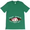August Peeking Out Baby Girl T-Shirt
