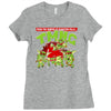 no pizza after midnight! Ladies Fitted T-Shirt
