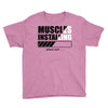 muscles installing Youth Tee