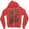 zombie right behind Zipper Hoodie