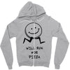 will run for pizza Zipper Hoodie