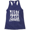 Just One More Cast I Promise Racerback Tank