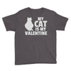 my cat is my valentine Youth Tee