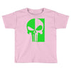 mad engine marvel brand punisher scar glow in the dark Toddler T-shirt