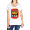 king red Ladies Curvy T-Shirt
