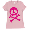 pink pirate Ladies Fitted T-Shirt