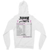 June Girl Facts Gemini Zipper Hoodie