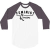 feminist queen 3/4 Sleeve Shirt