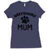 greyhound mum Ladies Fitted T-Shirt