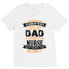 Super Cool Dad Of A Freaking Awesome Nurse V-Neck Tee