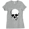 space skull Ladies Fitted T-Shirt