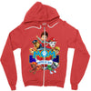 paw patrol birthday boy mom Zipper Hoodie