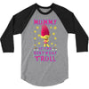 birthday troll mommy 3/4 Sleeve Shirt