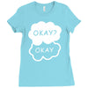okay okay Ladies Fitted T-Shirt