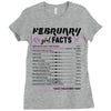 February Girl Facts Pisces Ladies Fitted T-Shirt