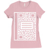 qr composition Ladies Fitted T-Shirt