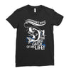 the best catch of his life! Ladies Fitted T-Shirt