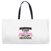 it' ok to stare at my cupcakes they are delicious Weekender Totes
