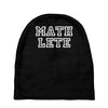 mathlete slogan Baby Beanies