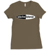 funny t shirt selective listener rude tee offensive shirt Ladies Fitted T-Shirt