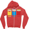 red shirt Zipper Hoodie
