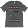 ugly dinosaur merry christmas T-Shirt