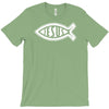 jesus fish sticker vinyl decal T-Shirt