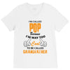 I'm Called Pop Because I'm Way Too Cool To Be Called Grandfather V-Neck Tee